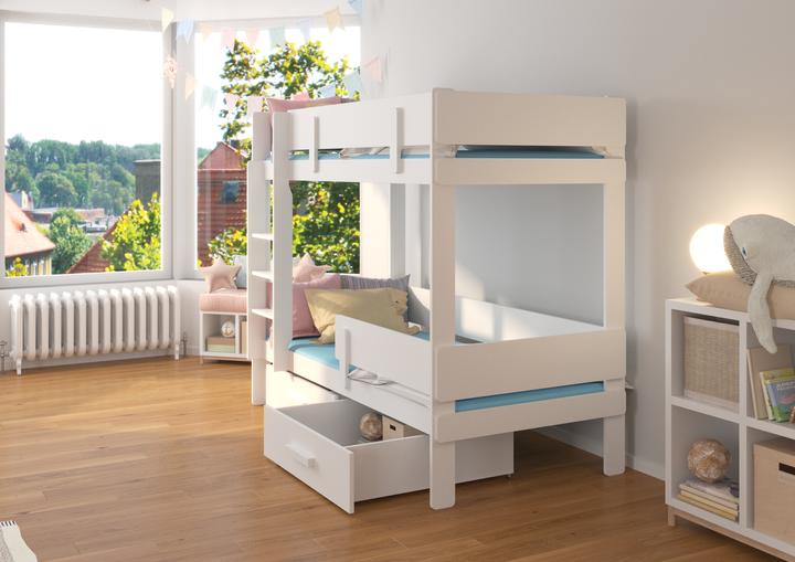 Image du produit ADRK Furniture Lit superposé avec matelas ETIONA 180x80 (180 x 80 cm)