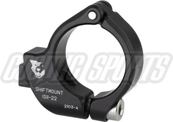 Actual product image Wolf Tooth Clamp for shift lever mounting, Shimano I-Spec II, 22.2mm