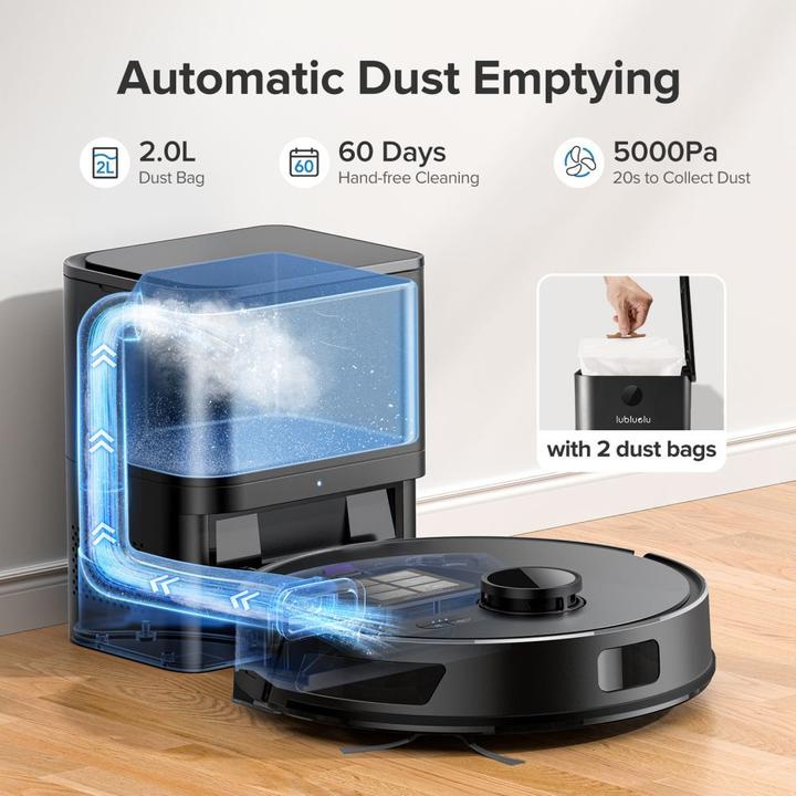 Immagine prodotto Lubluelu Vacuum cleaner L15 Plus robot vacuum cleaner with self-empty station (Aspirazione robotica)