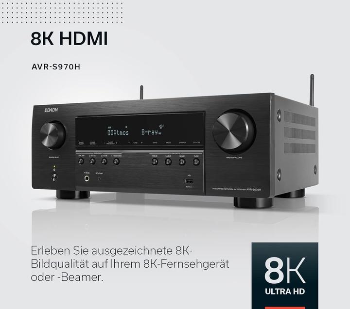 Immagine prodotto Denon AVR-S970H (7.1 canali, FM, AM)