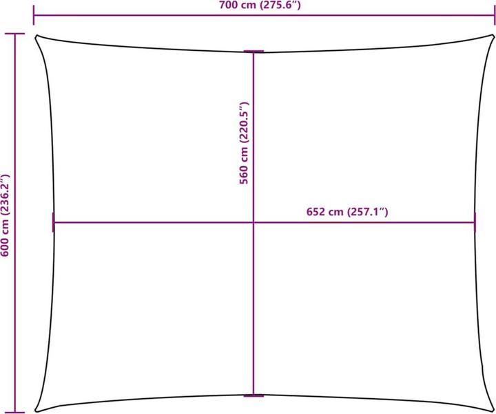 Actual product image VidaXL Awning (600 x 700 cm)