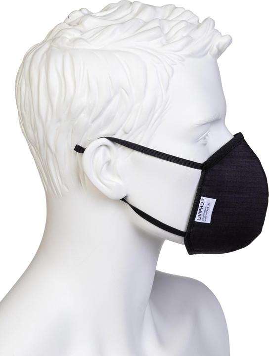 Actual product image Unrepa Community fabric mask LIVIPRO Evolution size M, black (1 x)