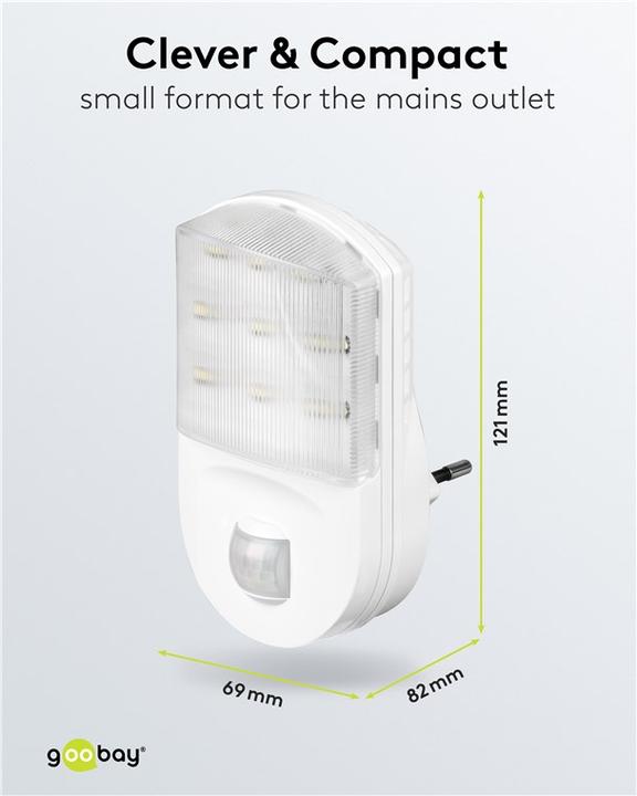 Produktbild Goobay LED-Nachtlicht mit Bewegungsmelder