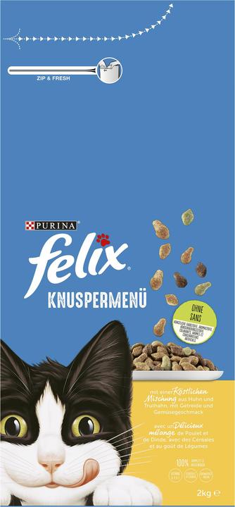 Produktbild Felix Knuspermenu (Adult, 1 Stk., 2047 g)