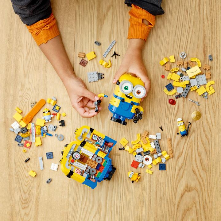 Image du produit LEGO 75551 Minions Figurines Brique et sa cachette (75551, LEGO Minions)