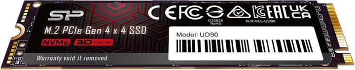 Produktbild Silicon Power M.2 2280 PCIe 500GB SSD UD90 Gen4x4 NVMe 4500/1950 MB/s (500 GB, M.2 2280)