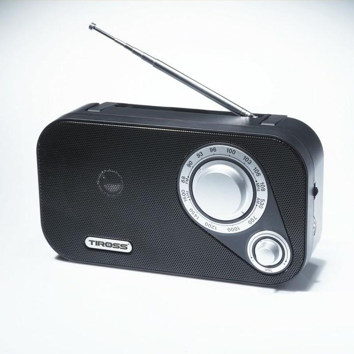 Actual product image Tiross Radio Przenośne Na Baterie Ts462
