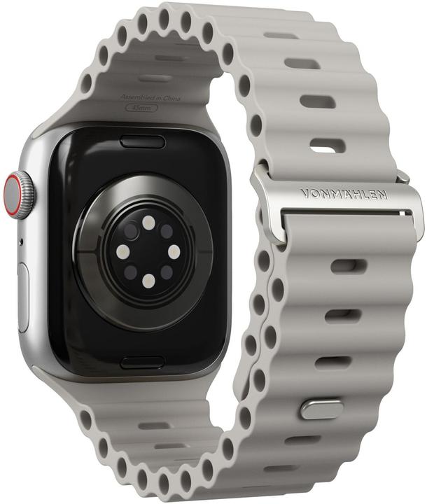 Actual product image Vonmählen Wave wristband 2 for Apple Watch 38 40 41 mm beige (Recycled silicone)
