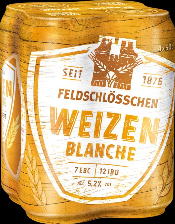 Actual product image Feldschlösschen Weizen Wheat Beer (4 x 50 cl)