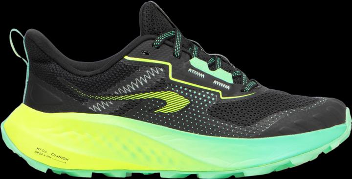 Kiprun Laufschuhe Trailrunning Crosslauf Kinder - K500 Grip schwarz/grün (40)