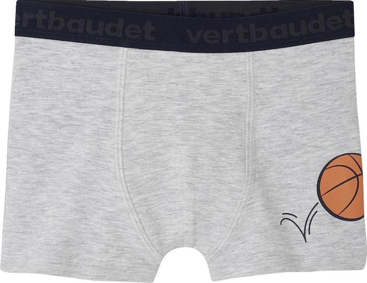 Vertbaudet 5er-Pack Jungen Boxershorts mit Bio-Baumwolle, Basketball