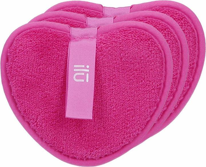 Ilu Makeup Remover Pads Pink - Pack of 3