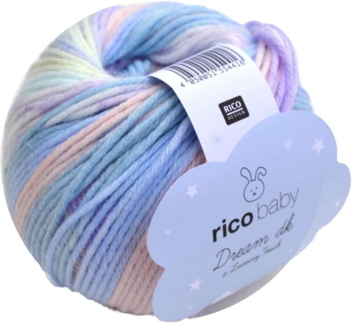 Image du produit Rico Design Laine Baby Dream dk 50 g, pastel mix (115 m)
