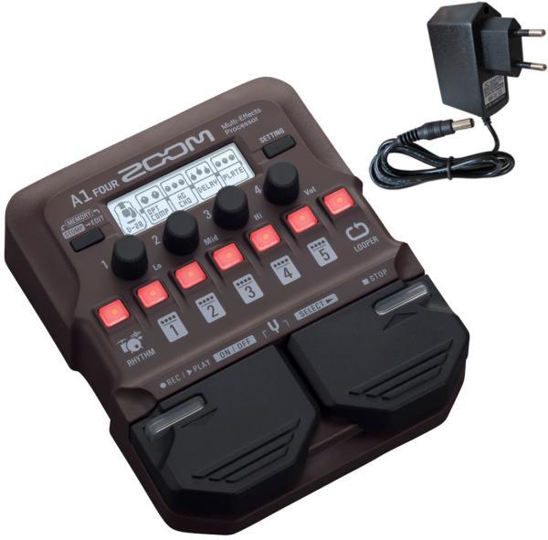 Produktbild Zoom A1 Four Effektgerät mit Netzteil (Trompete, violine, Saxophon)