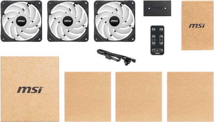 Actual product image MSI MAX F12A-3H ARG computer cooling component (120 mm, 3 x)
