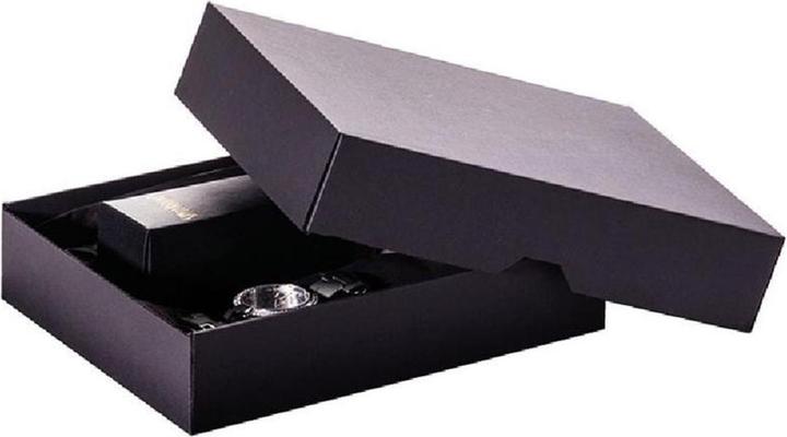 Produktbild Brieger Versandkarton Ligne Noire 214 x 151 x 45 mm, Schwarz (0.5 x 31 x 37 cm, 1 x)