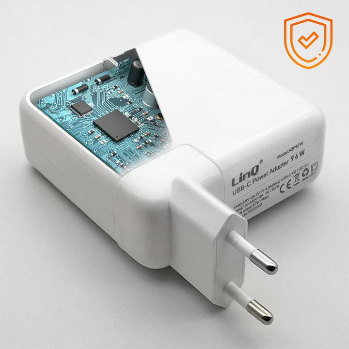 Immagine prodotto LinQ Caricatore di rete da 96 W, cavo USB-C da 2 m (96 W)