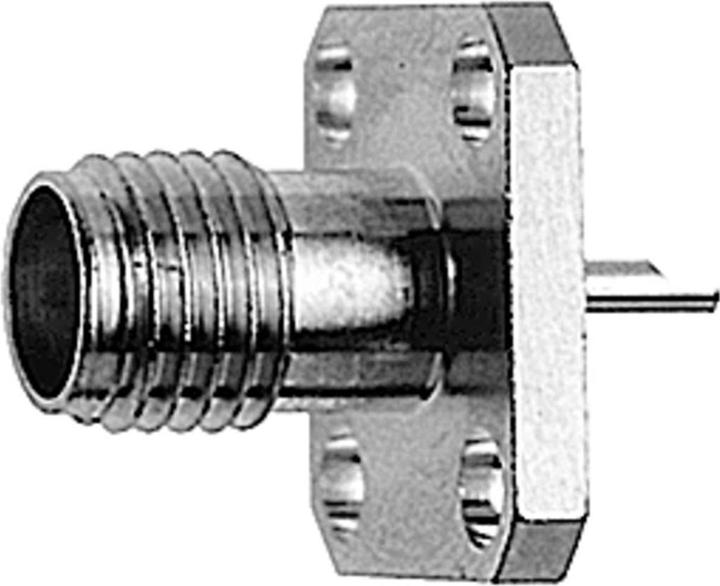 Image du produit Telegärtner Prise SMA encastrée avec bride Z29, or (standard)