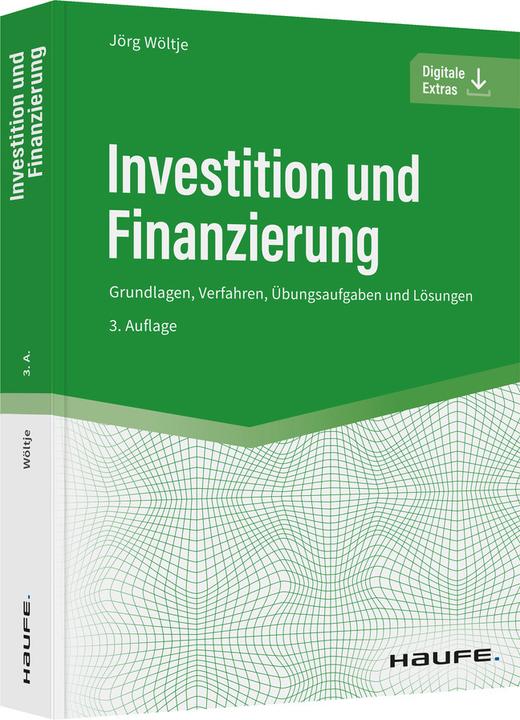 Actual product image Investition und Finanzierung (German, Jörg Wöltje, 2022)