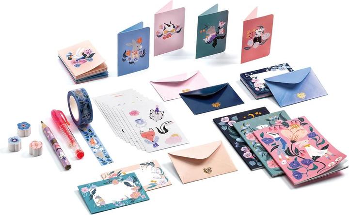 Actual product image Djeco Mini Stationery Box Cecile