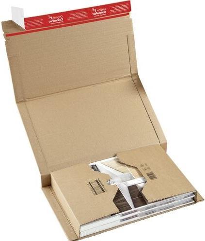 Produktbild Colompac CP020.12 Flexible Wickelverpackung aus Wellpappe, 325 x 250 x 80 mm, braun (32.5 x 25 x 8 cm, 20 x)