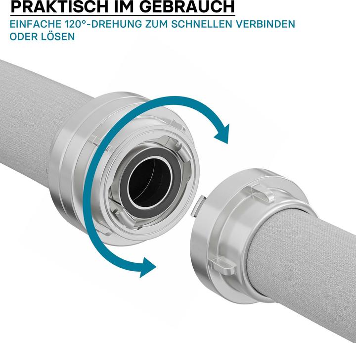 Immagine prodotto Wiltec Riduzione Storz da A/133 mm a B/75 mm, alluminio (Aggancio, 110 mm)