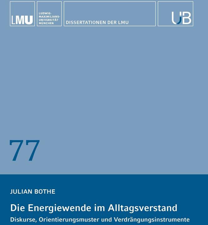 Produktbild Die Energiewende im Alltagsverstand (Deutsch, Julian Bothe, 2024)
