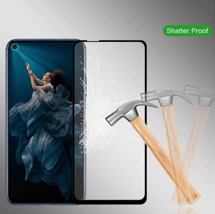 Produktbild Screenguard Honor 20 Pro Full Screen Panzerglas Schutzfolie 2.5D 9H (1 Stück, Honor 20 Pro)