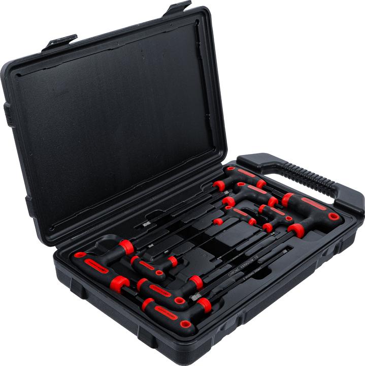 Produktbild BGS Schraubendreher-Satz mit T-Griff und seitlicher Klinge Innensechskant 2 - 10 mm 9-tlg. (Innensechskant)