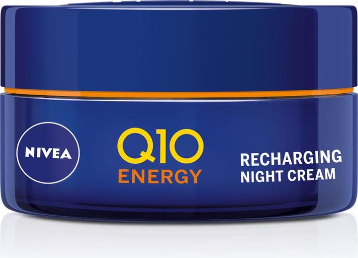 NIVEA Q10 Energy Recharging Night Cream, Night cream, Women, Universal skin, Face, Anti-dullness, An (50 ml, Nachtcreme)