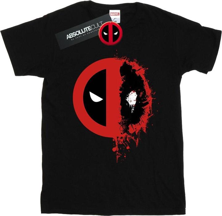 Produktbild Deadpool Split Splat Logo TShirt (L)