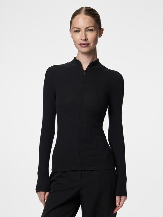 Image du produit Pieces Pckitte Zip Ls T-Neck Top Noos Bc (XXL)