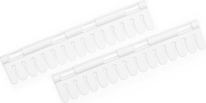 Brabantia Pinces à chaussettes Blanc, 2 pièces