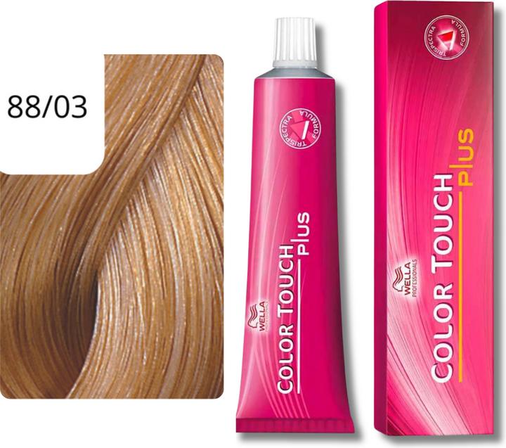 Actual product image Wella Color Touch Plus (88/03 light blonde intense natural-gold)