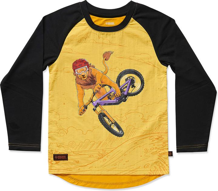 Produktbild Kids Ride Shotgun Lion Windproof Kids MTB Jersey (110, 116, 115 A)