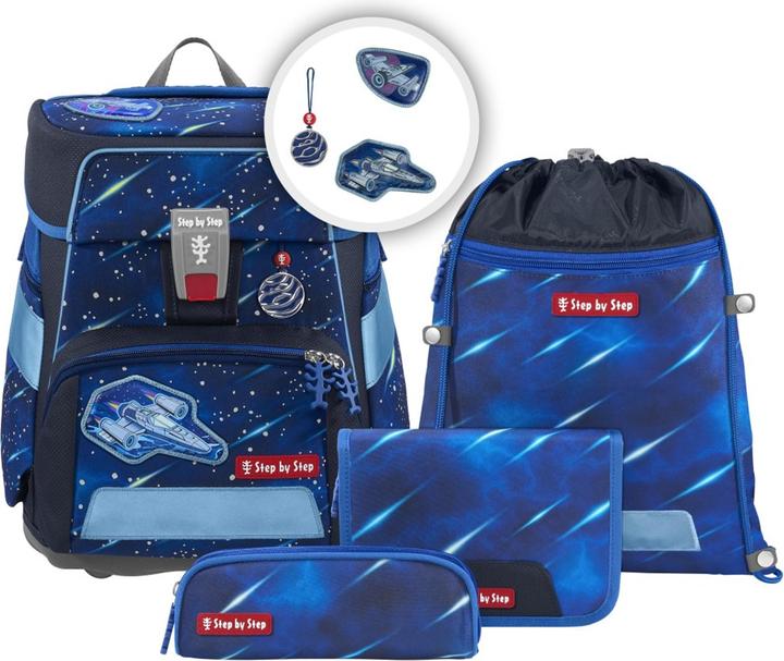 Step by Step Ranzen-Set SPACE REFLECT "Star Shuttle Elio" 5-teilig (20 l)