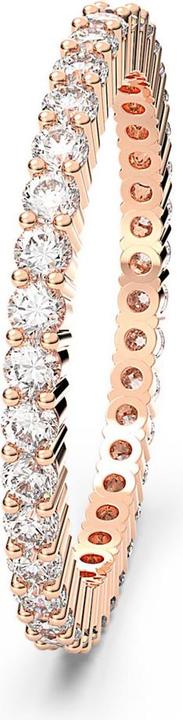 Produktbild Swarovski Vittore Ring Rundschliff Weiss Roségold (50)