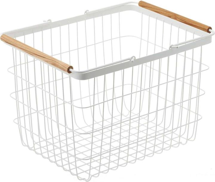 Actual product image Yamazaki laundry basket small - Tosca - White (1100 l)