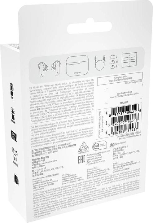 Actual product image Creative Zen Air 2 (black) (ANC, 23 h, Wireless)