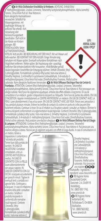 Image du produit Air Wick Recharge de parfum Fleur de cerisier & Framboise 19ml