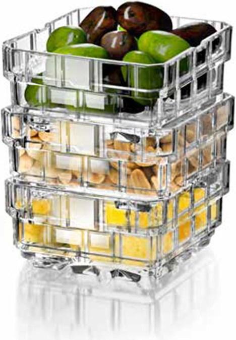 Image du produit Rcr Lot de 6 petits bols Stack Click Clack 11x11x5.1 cm (0.20 l)