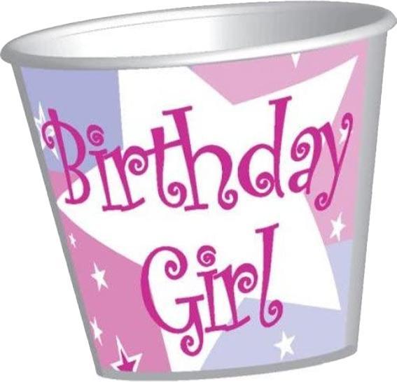 Image du produit Amscan Verre à shot jetable Birthday Girl (Verre à fusil)