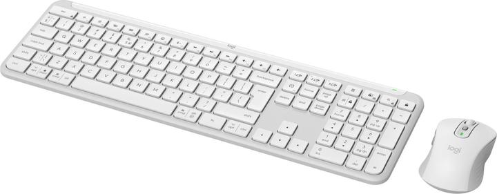 Produktbild Logitech MK950 Signature Slim Combo Pale Grey - US - Tastaturkombination (Eng. Int., Kabellos)