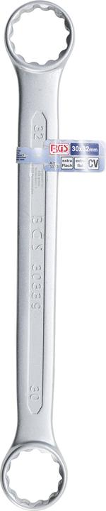 Image du produit BGS Clé polygonales double embouts extra plate 30 x 32 mm (30 mm)