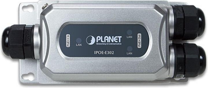 Actual product image Planet IPOE-E302 Network Expansion Module Network Transmitter 10,100,1000 Mbps Black (3 Ports)