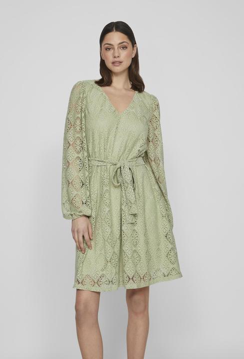 Actual product image Vila Tie waist dress with long sleeves (S)