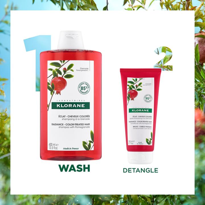 Produktbild Klorane Farbglanz Shampoo mit Granatapfel (400 ml, Flüssiges Shampoo)