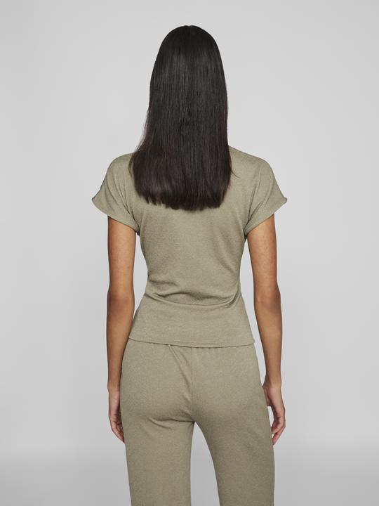 Actual product image Vila High neck short sleeve top (S)