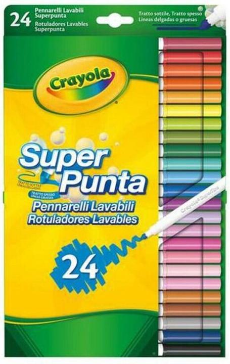 Image du produit Crayola 24 Feutres pointe supertips (Multi, 24 x)