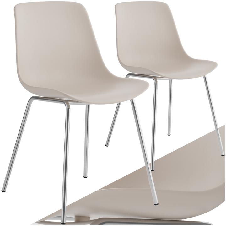 tectake Mave plastic chairs